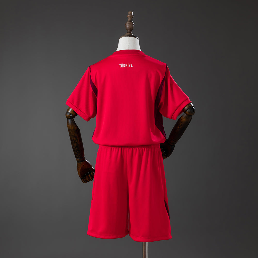 MAILLOT ENFANT ET SHORT TURQUIE DOMICILE COUPE DU MONDE 2026