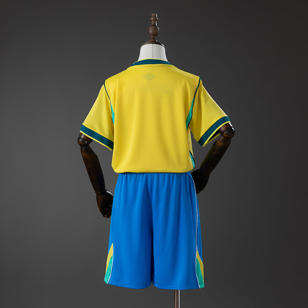 MAILLOT ENFANT ET SHORT BRÉSIL DOMICILE COUPE DU MONDE 2026