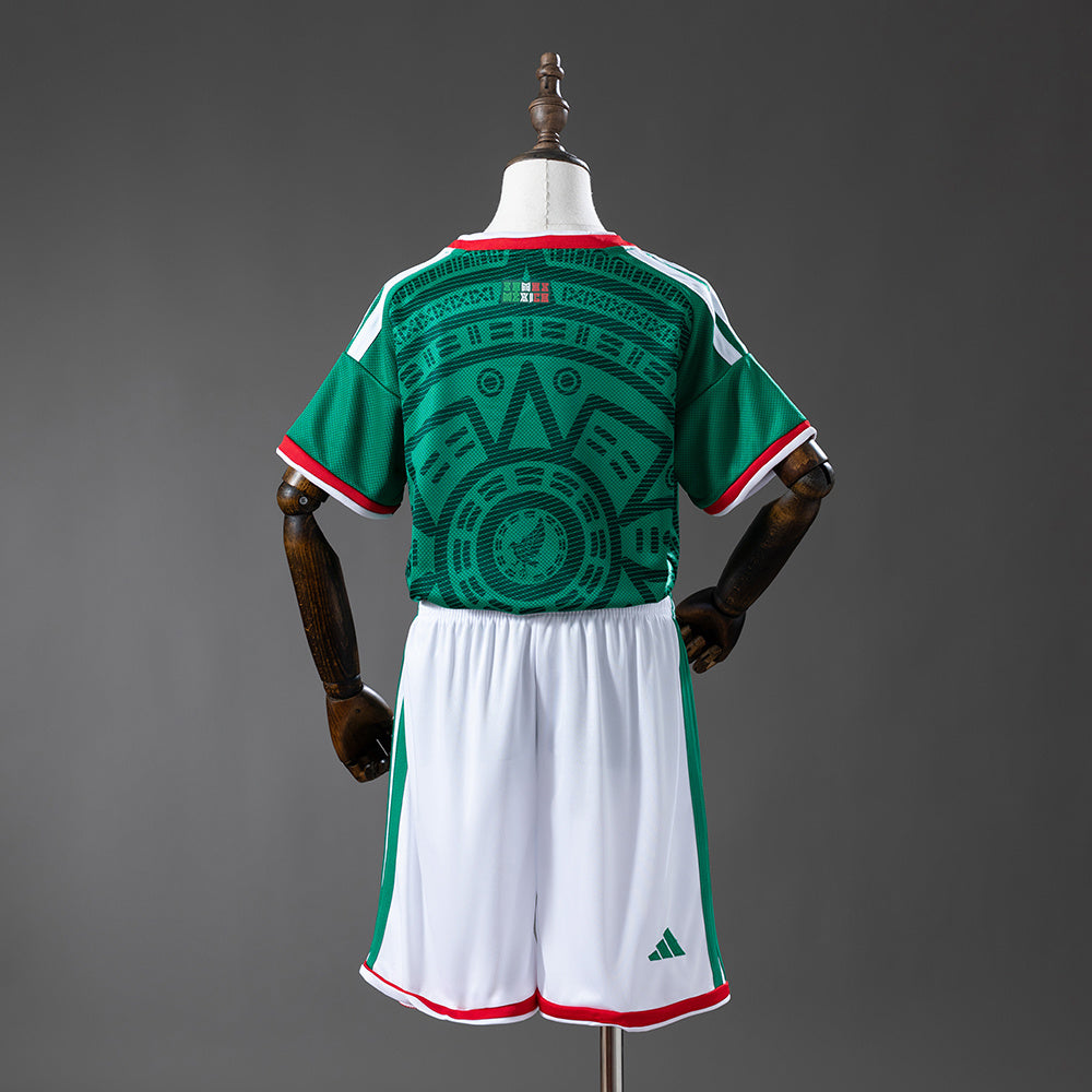 MAILLOT ET SHORT ENFANT MEXIQUE COUPE DU MONDE 2026