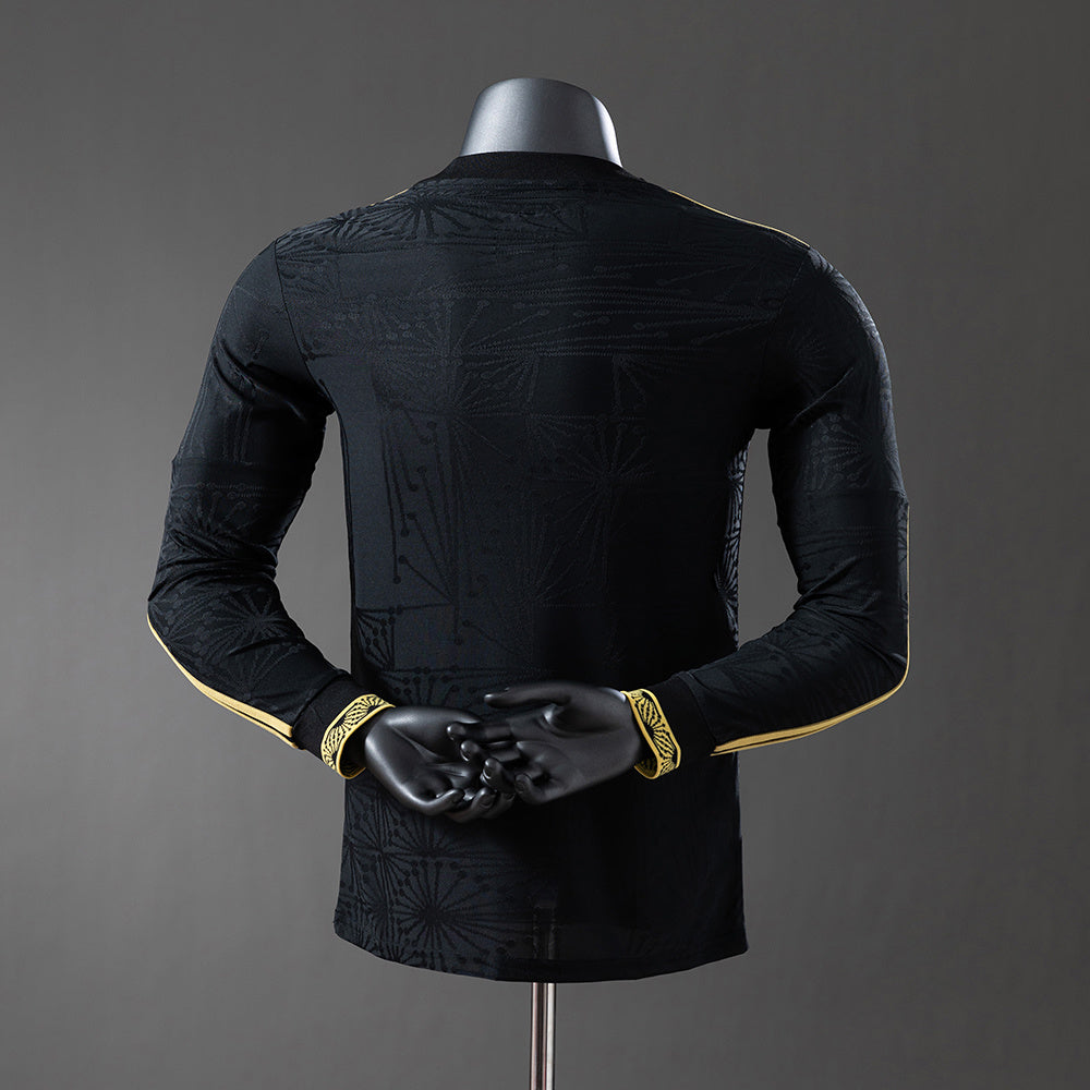 MAILLOT MEXIQUE NOIR MANCHES LONGUES