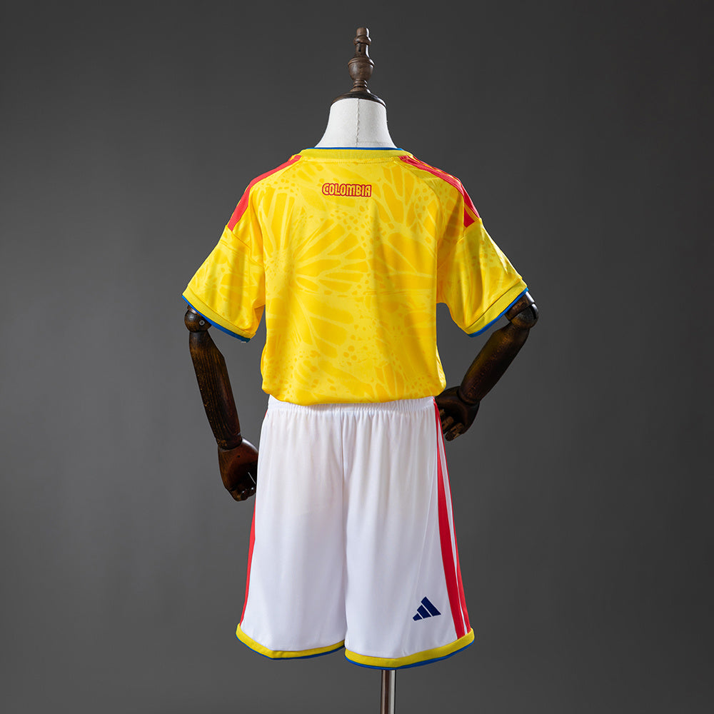 MAILLOT ENFANT ET SHORT COLOMBIE DOMICILE COUPE DU MONDE 2026