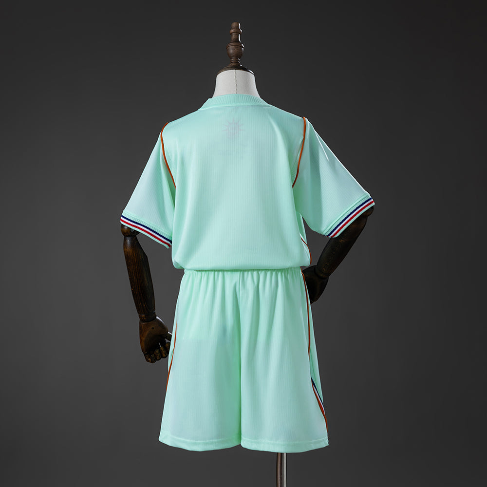 MAILLOT ENFANT ET SHORT FRANCE MENTHE COUPE DU MONDE 2026