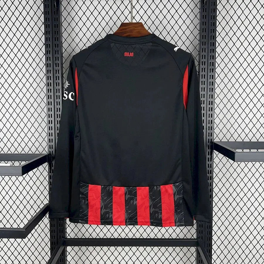 Maillot Manches Longues AC Milan Domicile 2025/2026 Le Footballeur Shop