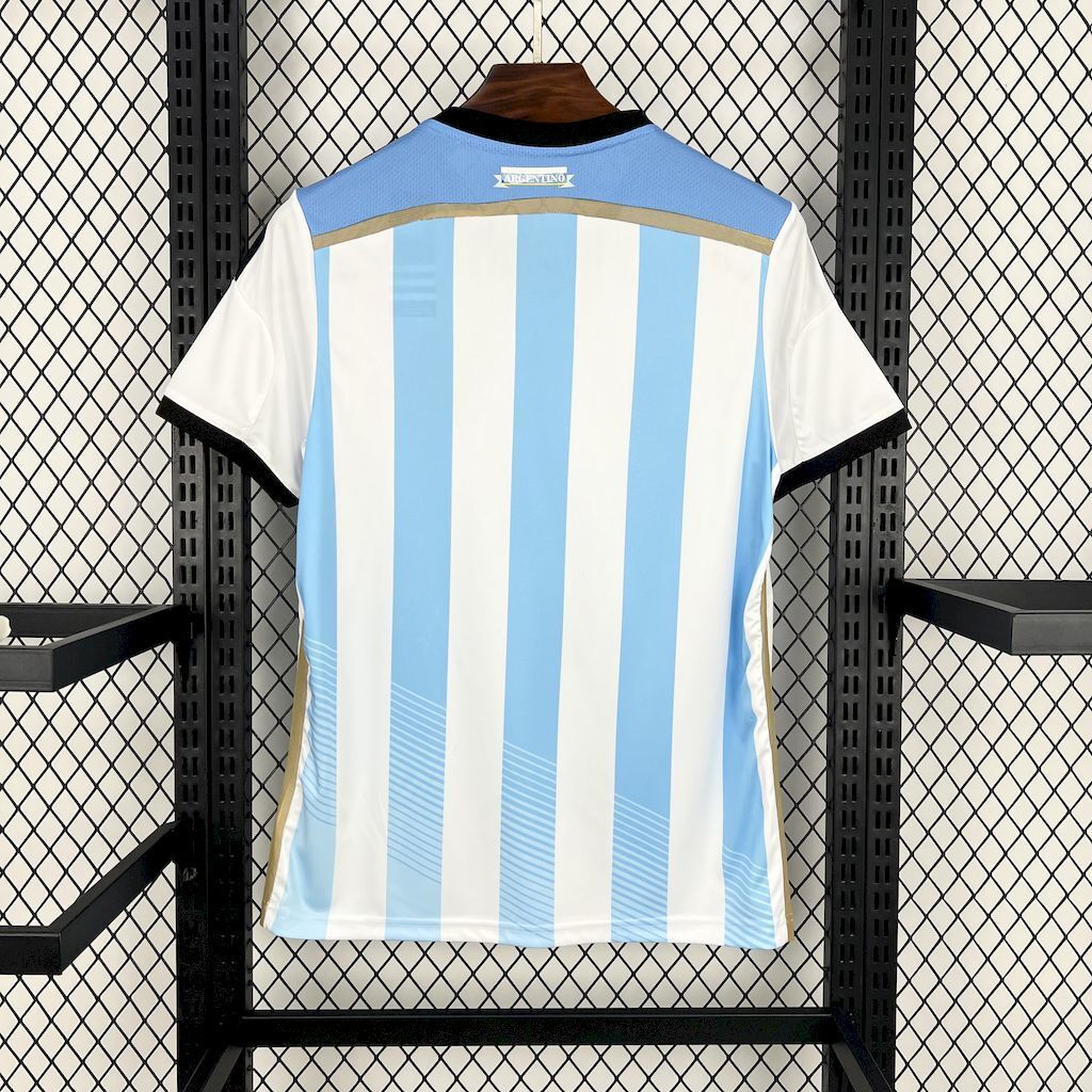 Maillot Rétro Argentine 2014 Domicile