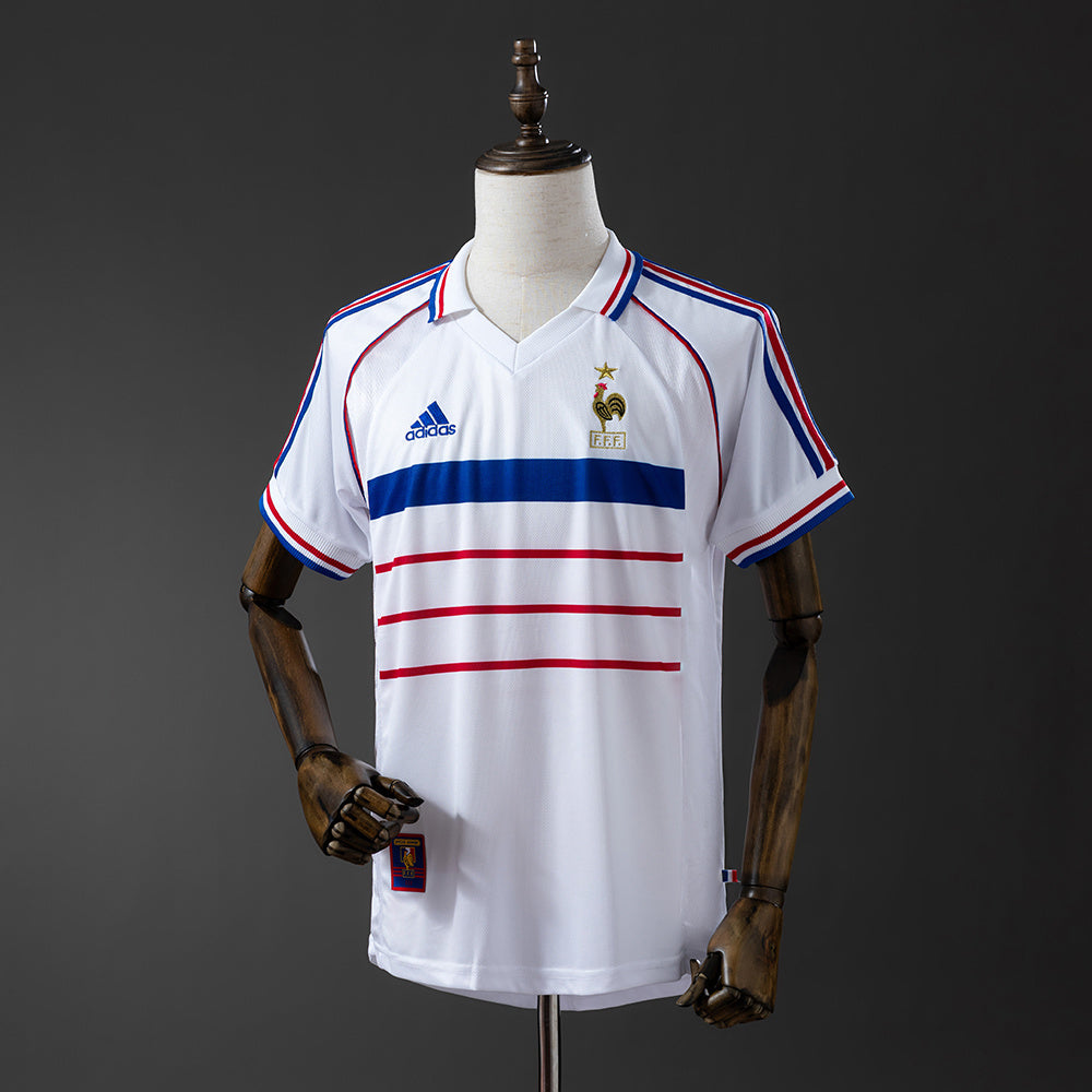 MAILLOT RÉTRO FRANCE 1998 BLANC