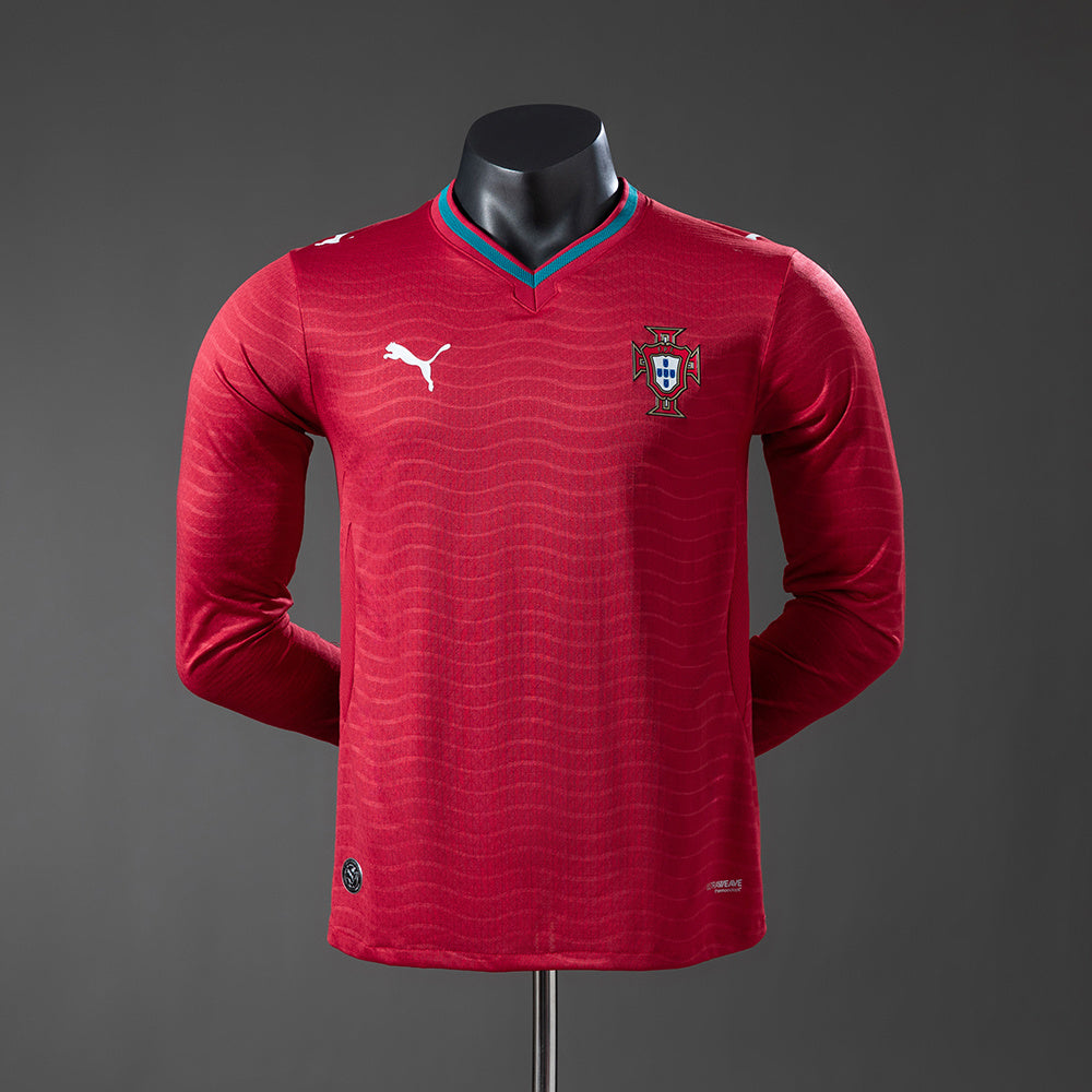 MAILLOT PORTUGAL COUPE DU MONDE DOMICILE 2026 MANCHES LONGUES