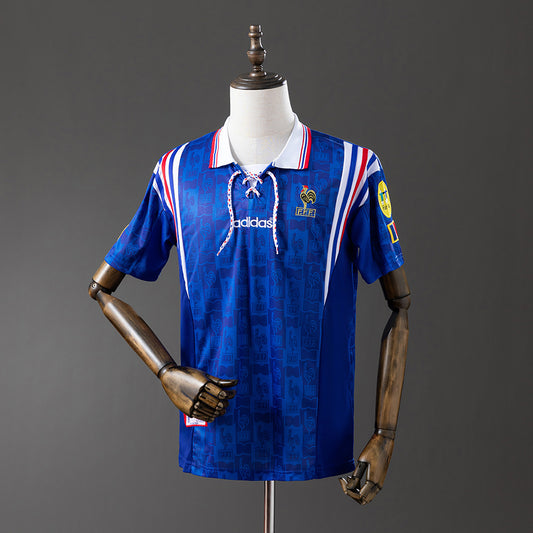 MAILLOT RÉTRO FRANCE 1996 BLEU