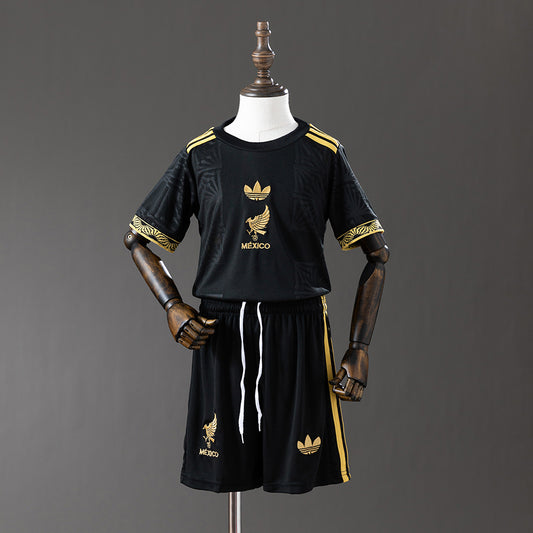 MAILLOT ENFANT ET SHORT MEXIQUE CONCEPT NOIR 2026
