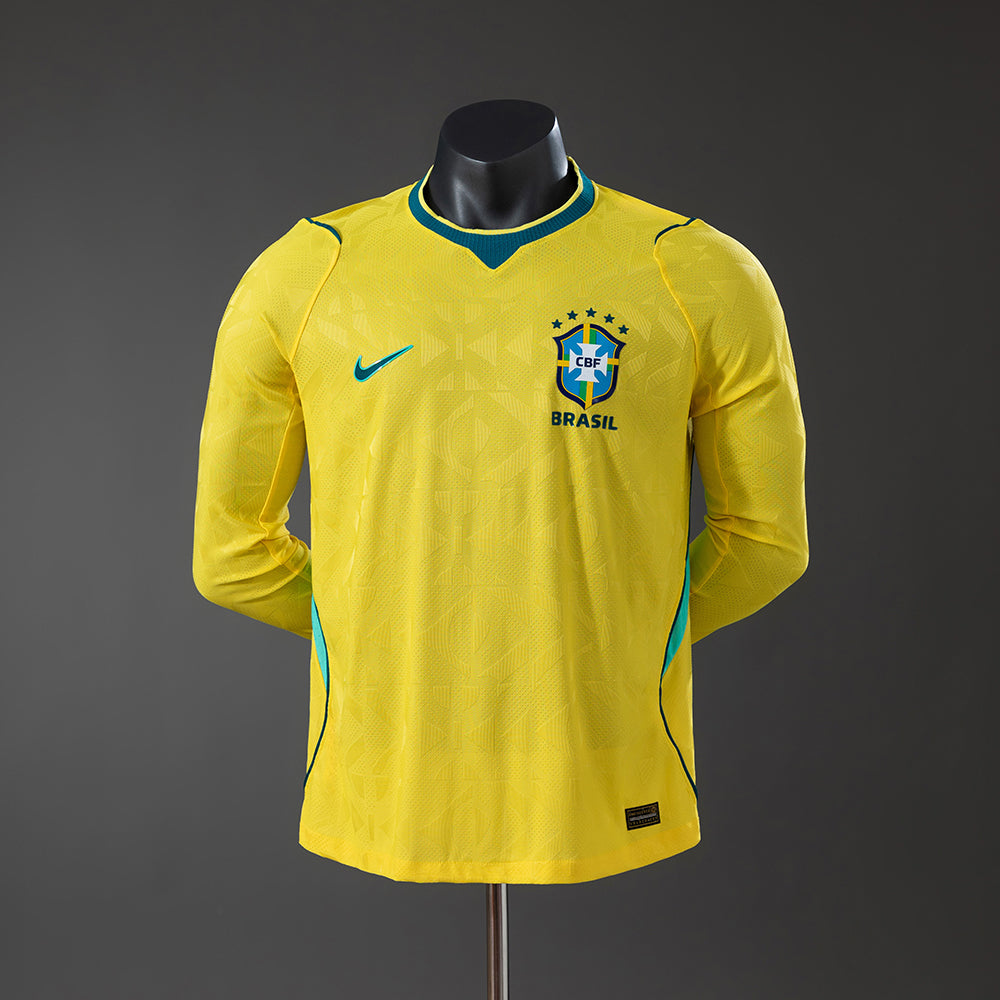 MAILLOT BRÉSIL DOMICILE COUPE DU MONDE 2026 MANCHES LONGUES
