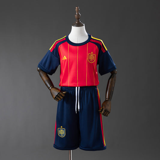 MAILLOT ENFANT ET SHORT ESPAGNE COUPE DU MONDE 2026