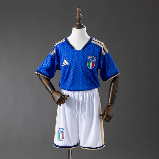 MAILLOT ENFANT ET SHORT ITALIE DOMICILE COUPE DU MONDE 2026
