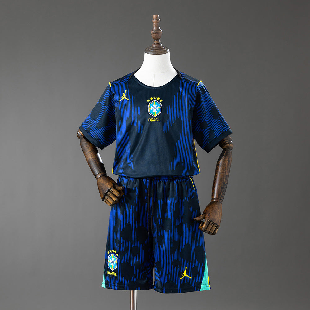 MAILLOT ENFANT ET SHORT BRÉSIL EXTÉRIEUR COUPE DU MONDE 2026