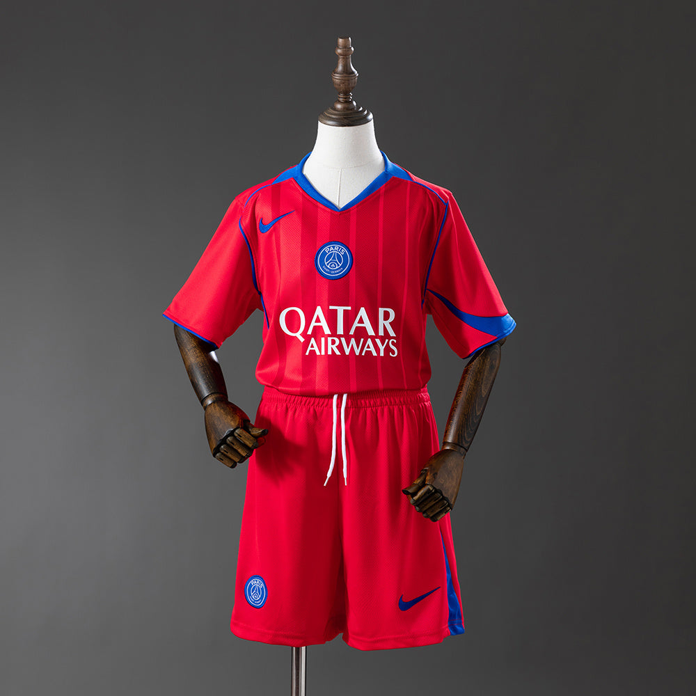 MAILLOT ENFANT ET SHORT PARIS PSG THIRD 2025/2026