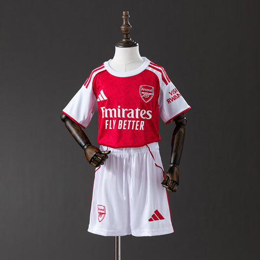 MAILLOT ET SHORT ENFANT ARSENAL DOMICILE 2025/2026