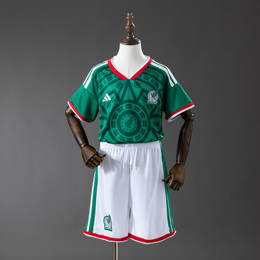 MAILLOT ET SHORT ENFANT MEXIQUE COUPE DU MONDE 2026