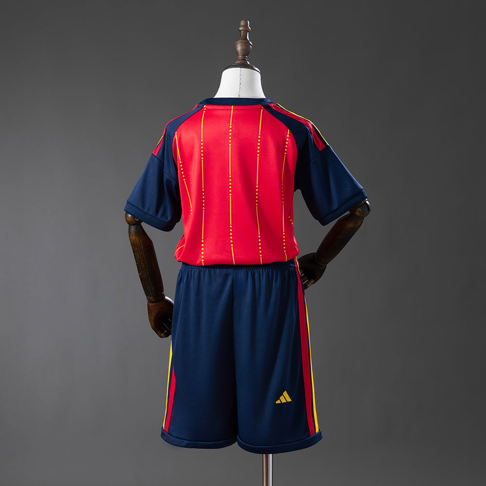 MAILLOT ENFANT ET SHORT ESPAGNE COUPE DU MONDE 2026