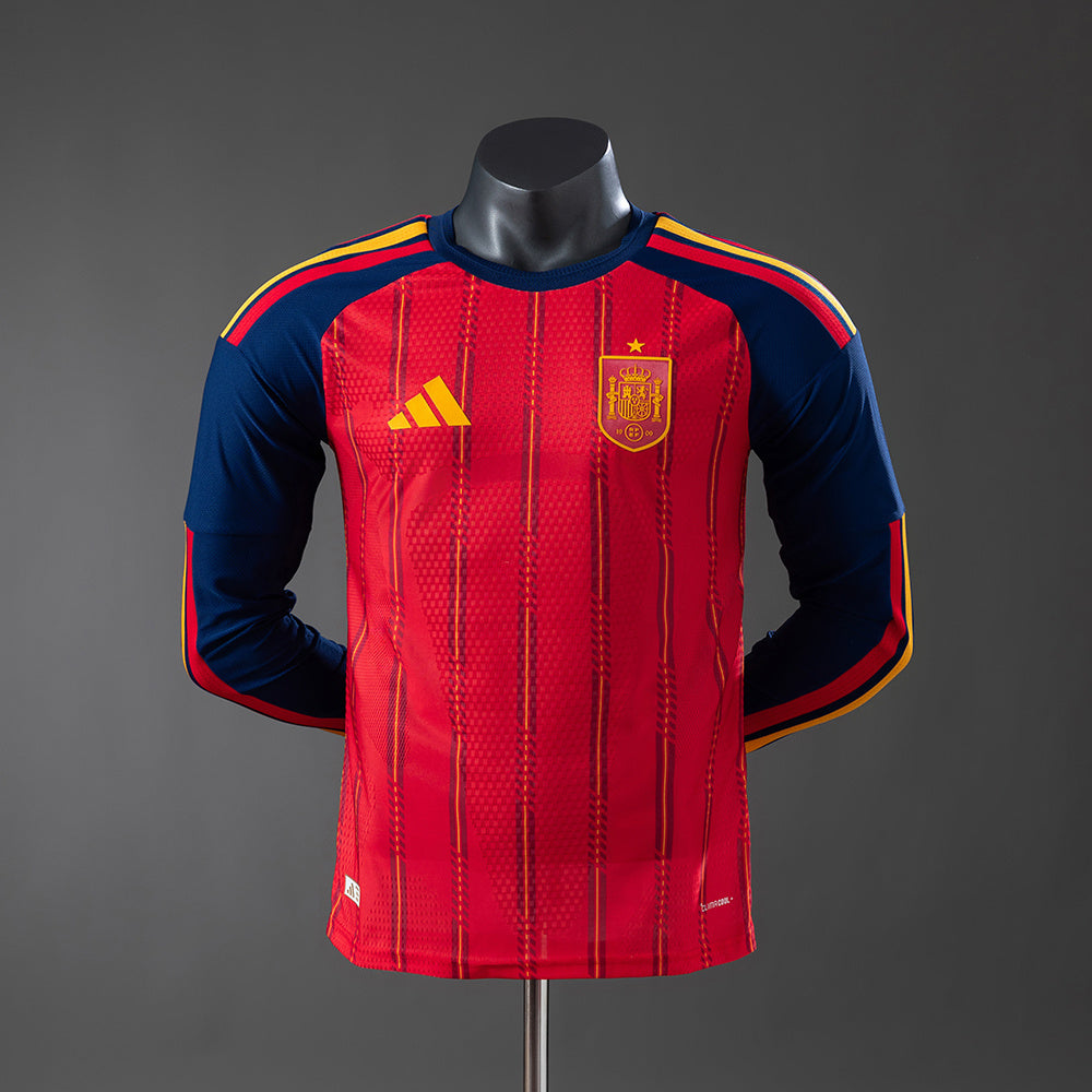 MAILLOT ESPAGNE COUPE DU MONDE 2026 MANCHES LONGUES