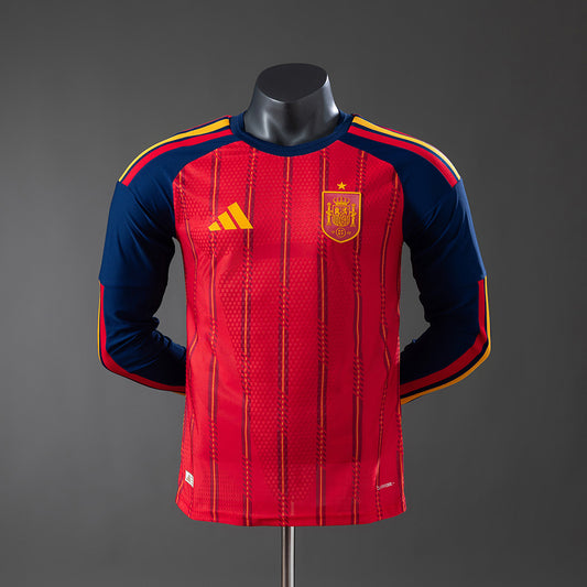 MAILLOT ESPAGNE COUPE DU MONDE 2026 MANCHES LONGUES
