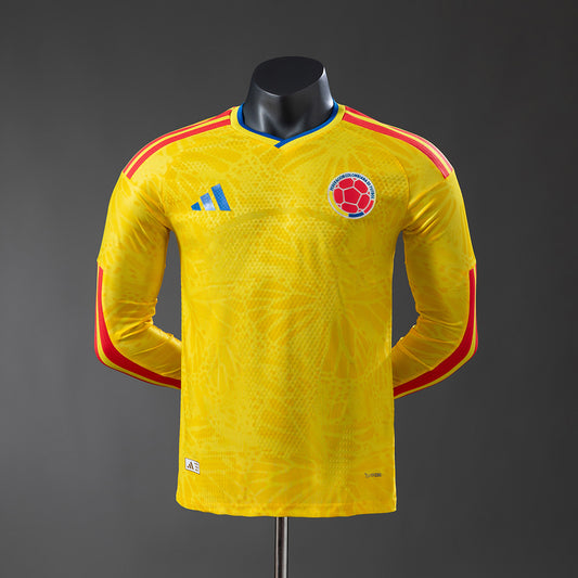 MAILLOT COLOMBIE COUPE DU MONDE 2026 MANCHES LONGUES