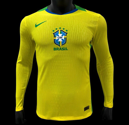 Maillot Brésil Domicile Manches Longues 2025/2026