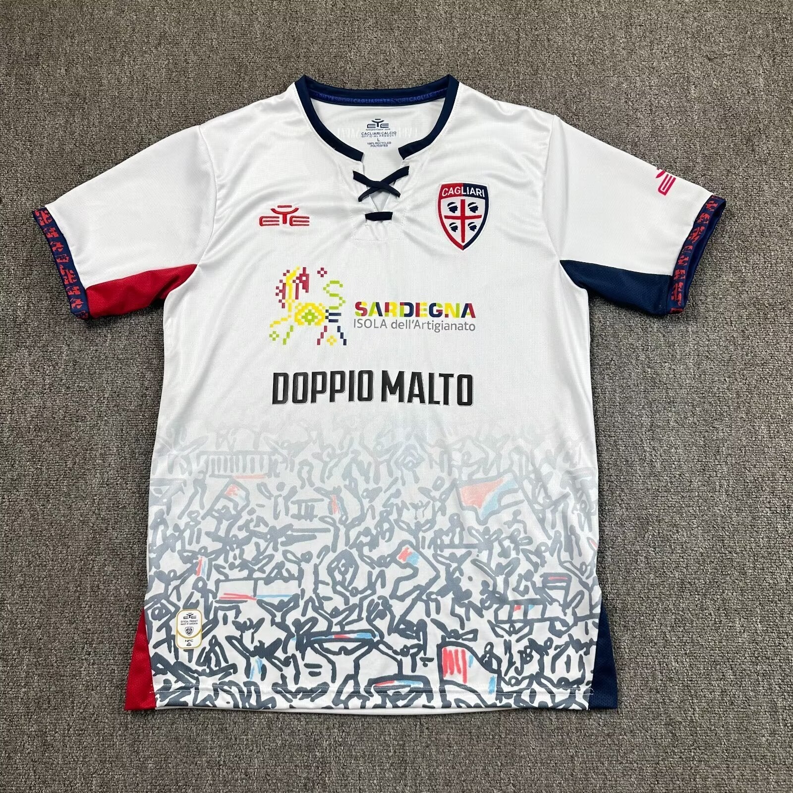 Maillot Cagliari Extérieur 25/26 Le Footballeur Shop