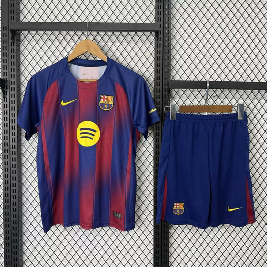 Maillot Enfant Barcelone Domicile 25/26 Le Footballeur Shop