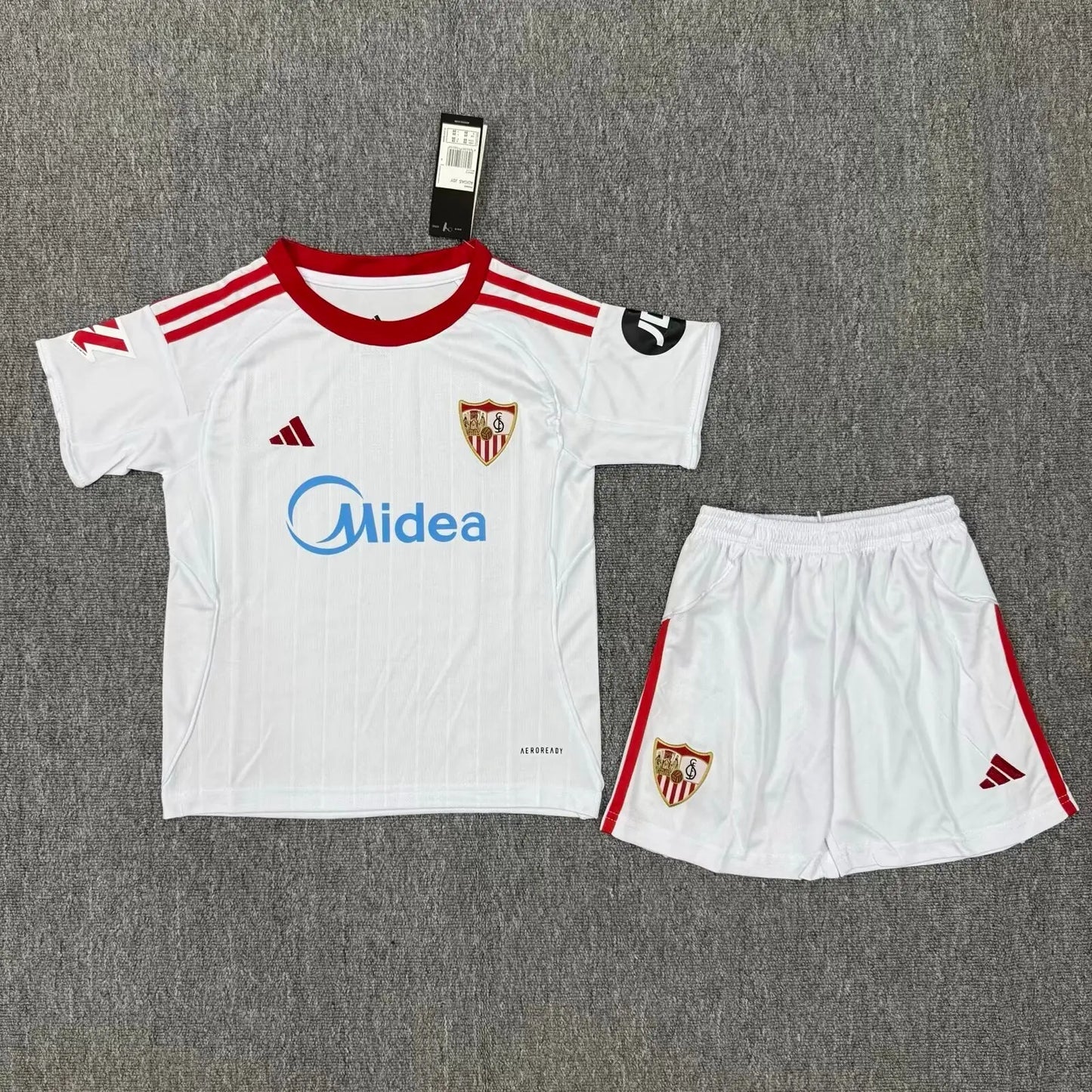 Maillot Enfant Séville Domicile 2025/2026 Le Footballeur Shop