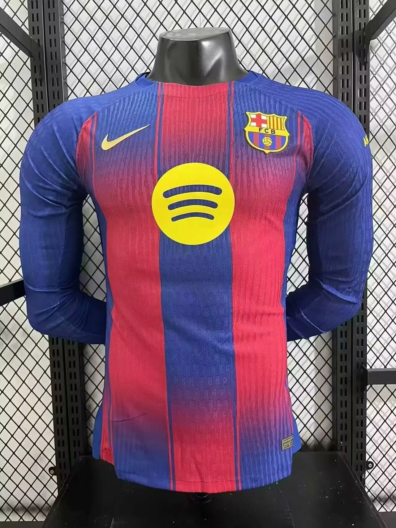 Maillot Manches Longues Barcelone Domicile 2025/2026 Le Footballeur Shop
