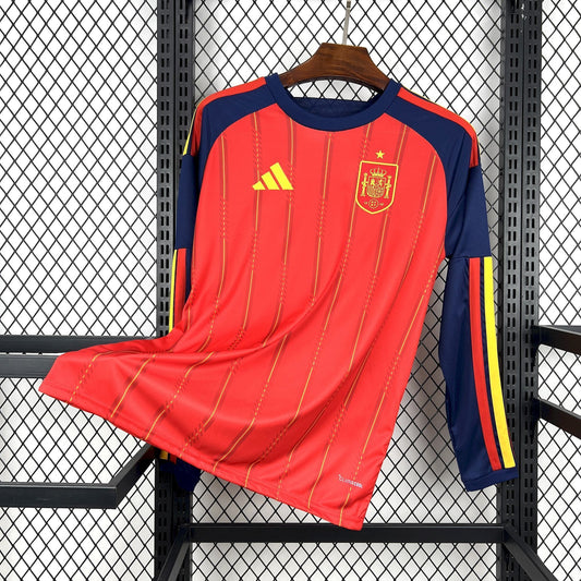 Maillot Espagne Coupe du Monde 2026 Manches Longues
