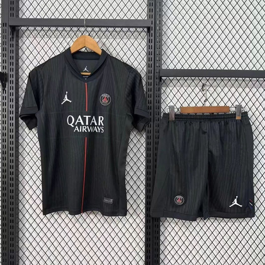 MAILLOT ENFANT ET SHORT PARIS PSG FOURTH 2025/2026