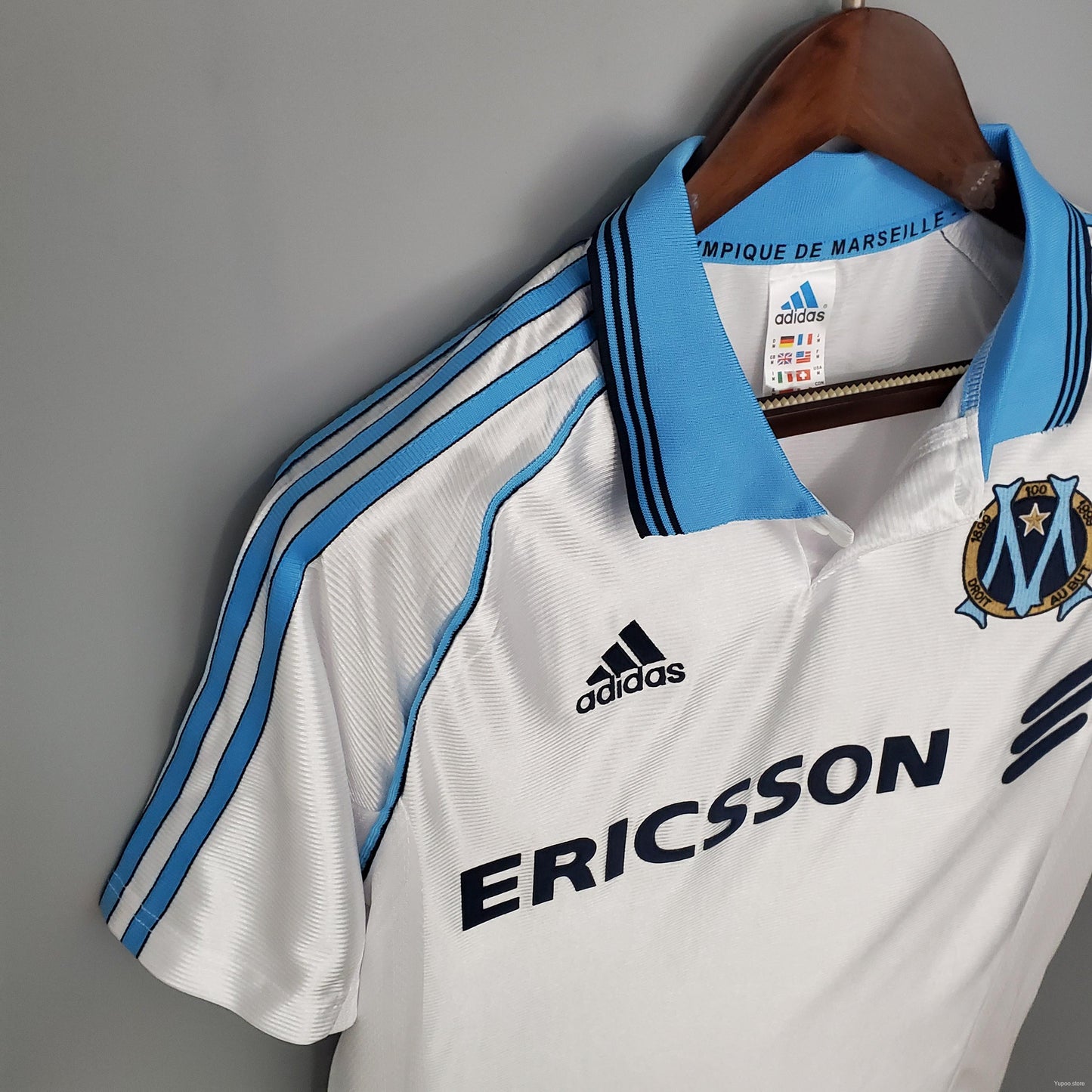Maillot Rétro Marseille Blanc 1998/1999