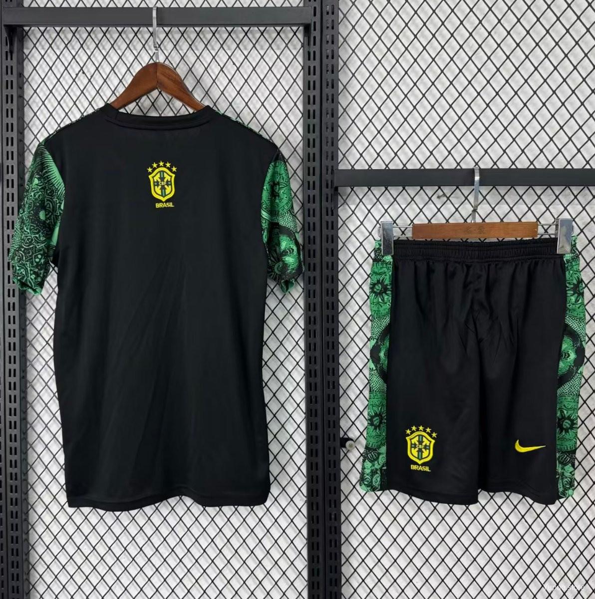 Maillot Enfant Brésil Concept Vert 2026