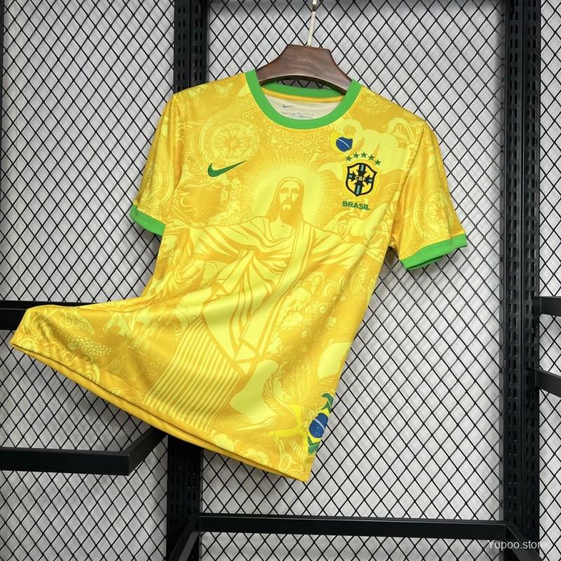 Maillot Concept Brésil Christ Jaune