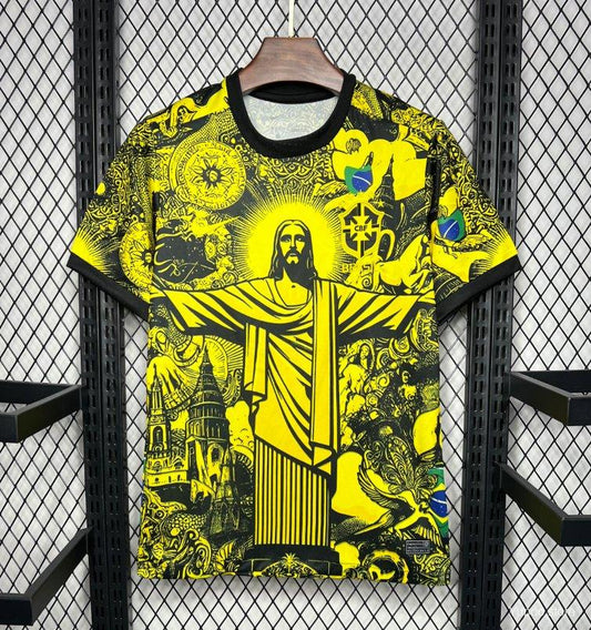 Maillot Concept Brésil Christ Jaune et Noir