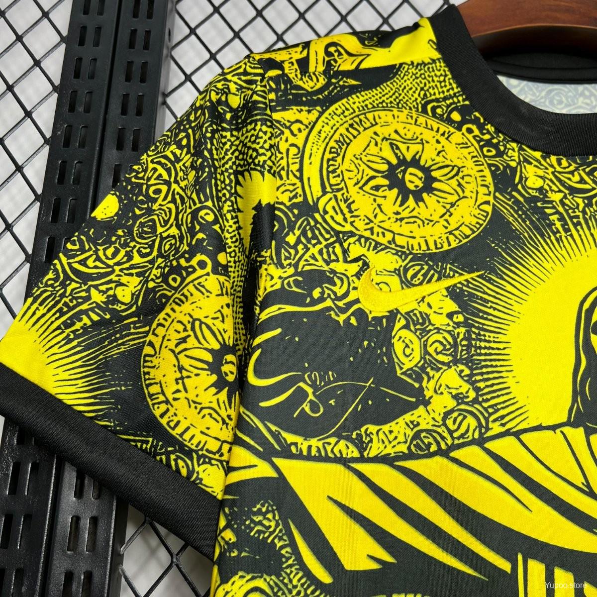 Maillot Concept Brésil Christ Jaune et Noir