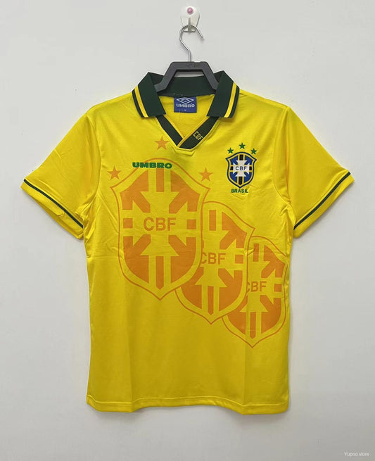 Maillot Rétro Brésil 1994 Jaune