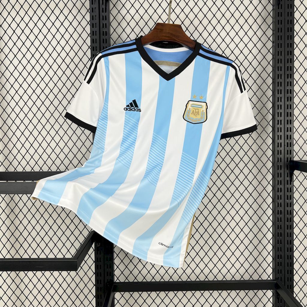 Maillot Rétro Argentine 2014 Domicile