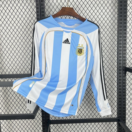 Maillot Rétro Argentine 2006 Manches Longues