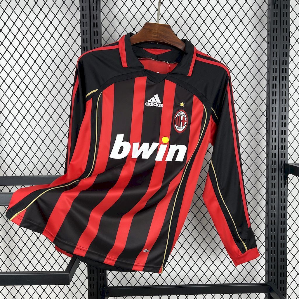 Maillot Rétro AC Milan Manches Longues 2006/2007